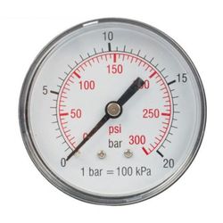 Pressure Gauge 0-20bar1/4rear 63mm D6314r20 Packaged